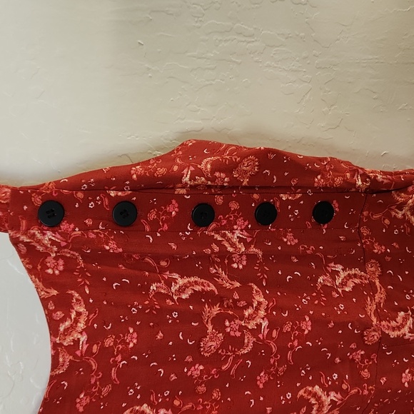 Zara Paisley Sleeveless Jumpsuit, nwt - Picture 3 of 12